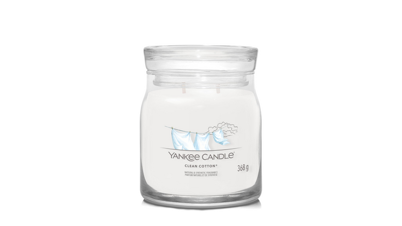 yankee candle clean cotton giara media