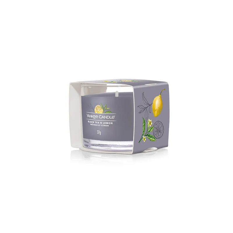 YANKEE CANDLE BLACK TEA & LEMON VOTIVE