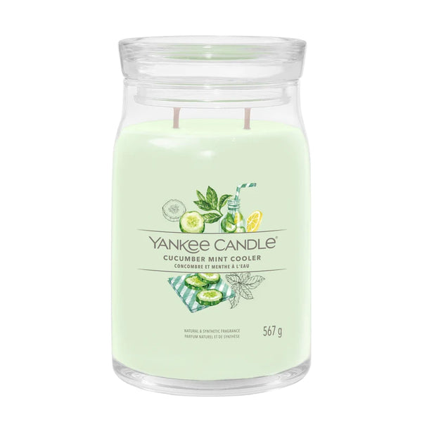 YANKEE CANDLE CUCUMBER MINT COOLER giara grande