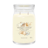 yankee candle soft wool & amber giara grande