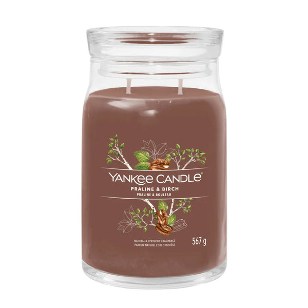 YANKEE CANDLE PRALINE & BIRCH giara grnde