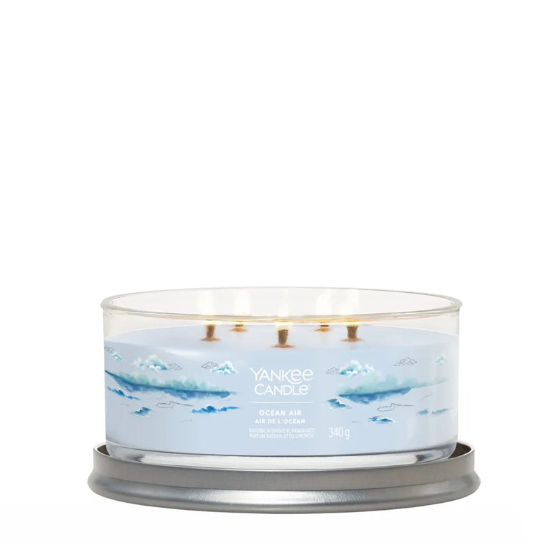 YANKEE CANDLE OCEAN AIR giara grande 5 stoppini