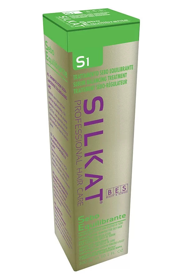 bes S1 SILKAT SEBO EQUILIBRANTE SHAMPOO ATTIVO 300ml