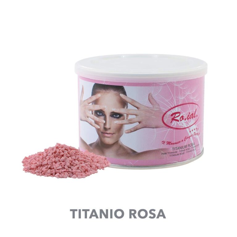 CERA DEPILATORIA LIPOSOLUBILE 1 BARATTOLO DA 400ML ROIAL AL TITANIO ROSA CERETTA