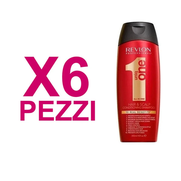 UNIQ Kit ONE All In One Shampoo & Conditioner 6 Pezzi X 300ml