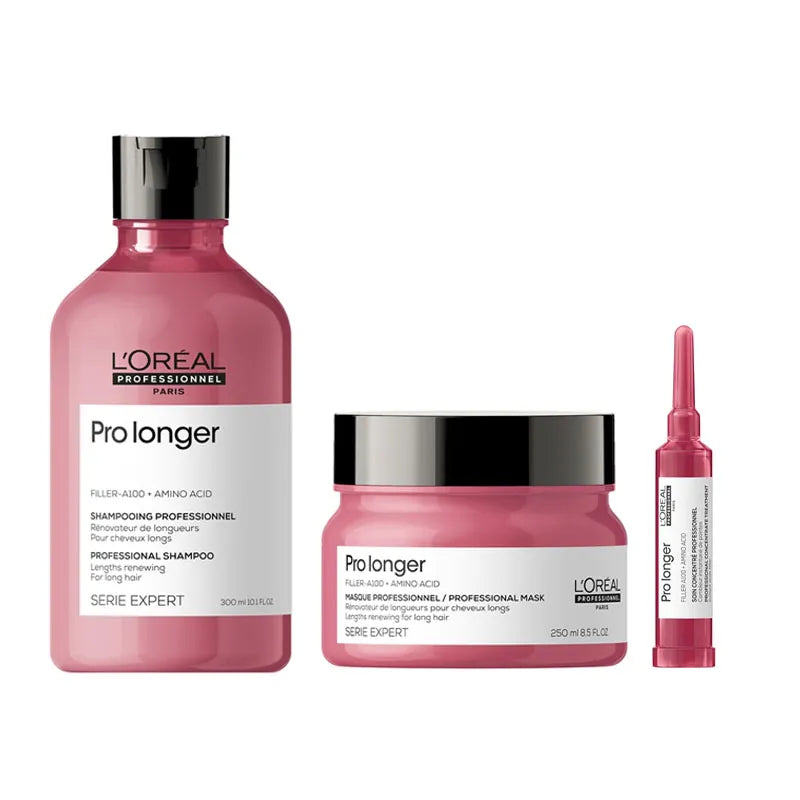 L'OREAL Serie Expert Pro Longer Kit Shampoo 300ml + Masque 250ml + ConcentrÚ filler 15ml