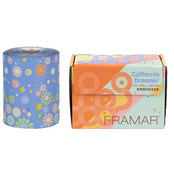 FRAMAR California Dreamin Embossed Foil Roll Medium 97 5mt