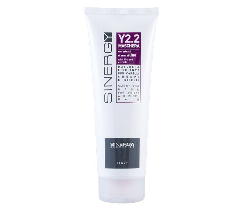 SINERGY COSMETICS Y2.2 MASCHERA LISCIANTE PER CAPELLI CRESPI E RIBELLI - 250 ml