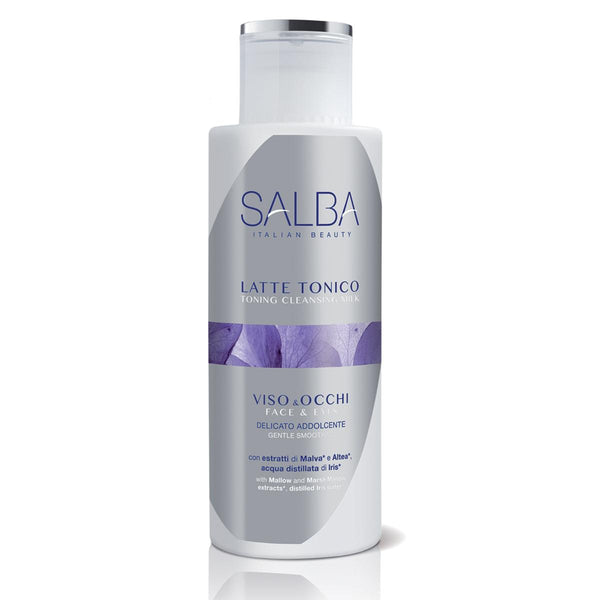 SALBA LATTE TONICO VISO & OCCHI DELICATO ADDOLCENTE - TEXTURE SOFFICE E CREMOSA