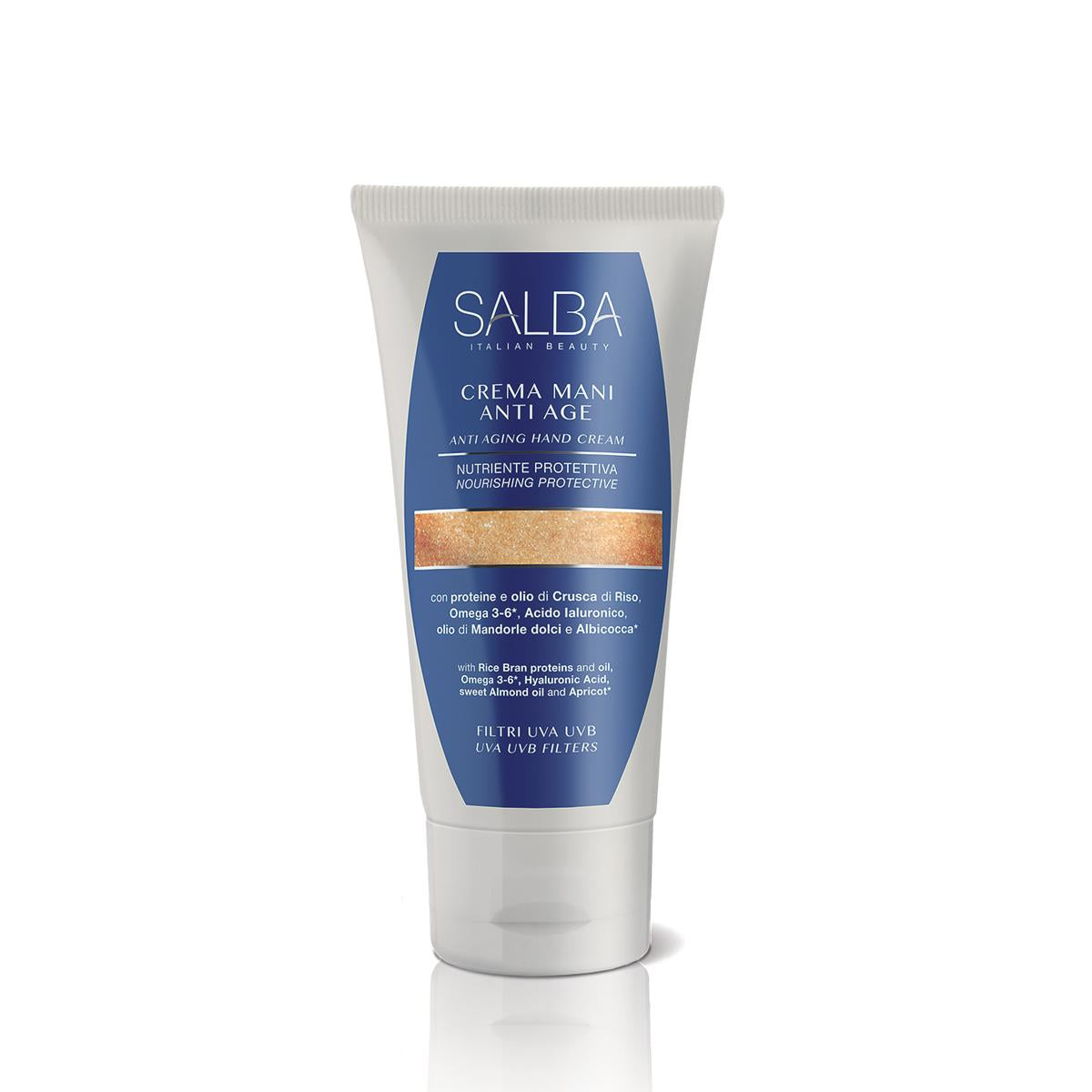 SALBA CREMA MANI ANTI AGE NUTRIENTE PROTETTIVA - FILTRI UVA UVB