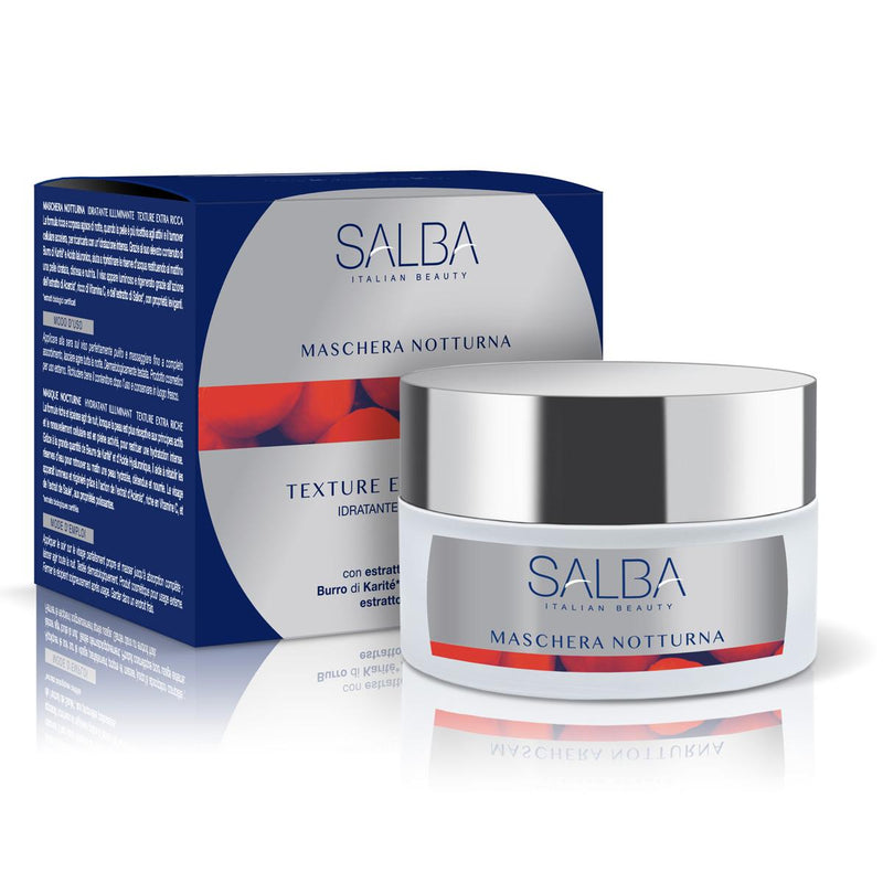 SALBA MASCHERA NOTTURNA IDRATANTE ILLUMINANTE – TEXTURE EXTRA RICCA