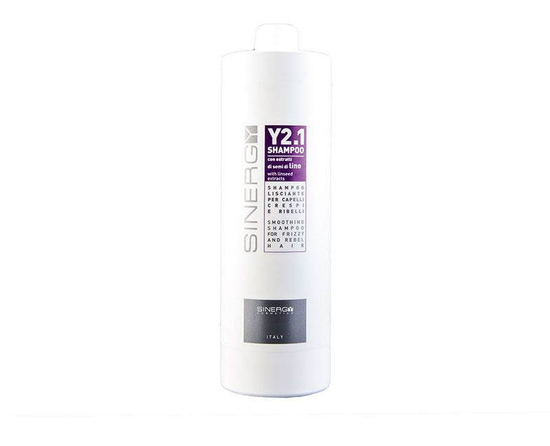 SINERGY COSMETICS Y2.1 SHAMPOO LISCIANTE PER CAPELLI CRESPI E RIBELLI - 1000 ml