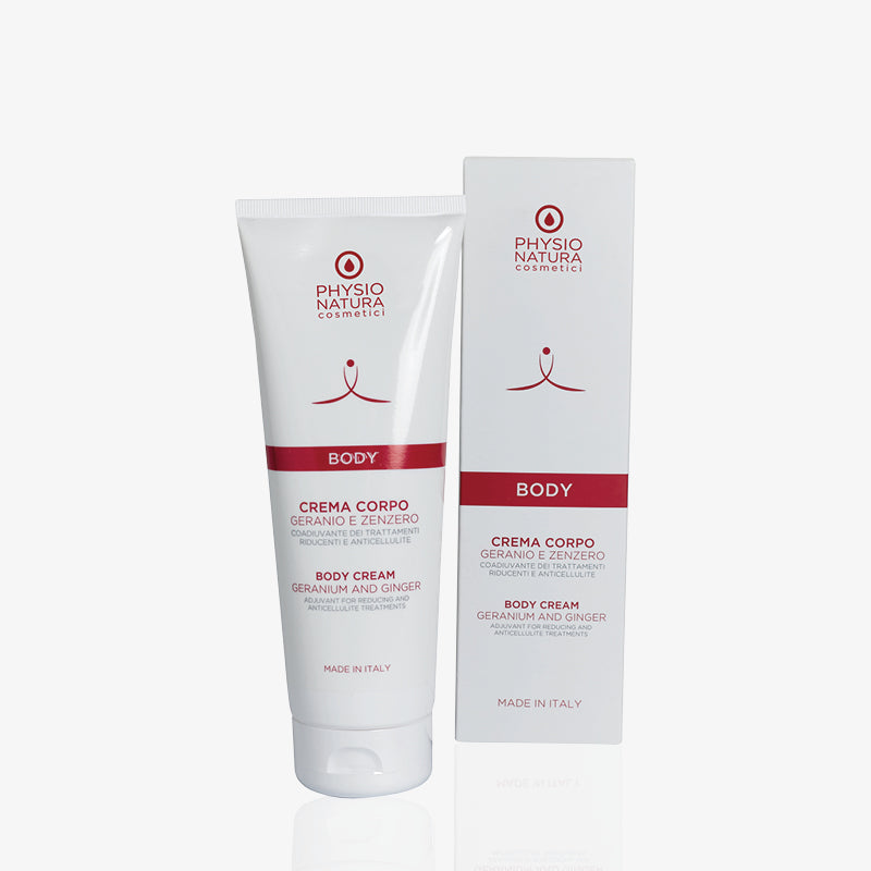 Crema corpo geranio e zenzero 250 ml